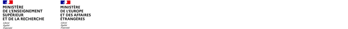 Logo MESR et MEAE