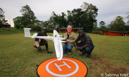 Photo avec le drone à Sebitoli