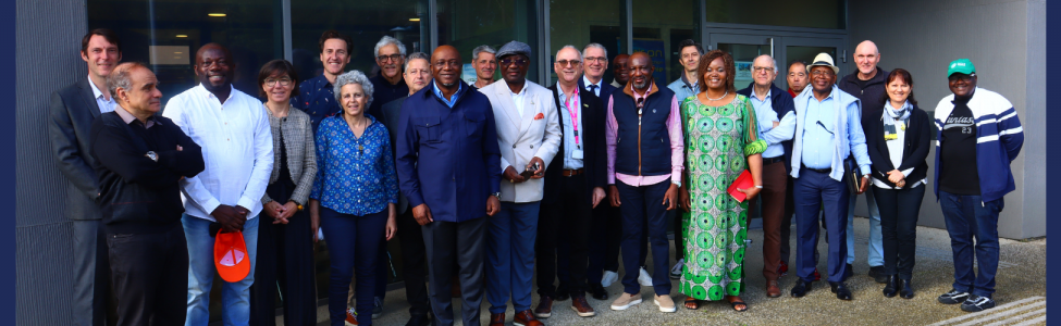 Photo of the GEO DRC delegation's visit to Montpellier