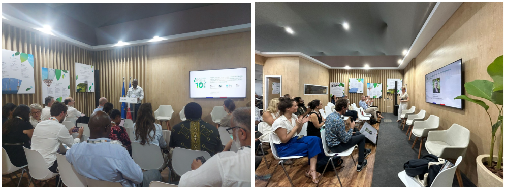 Side events organized by OFVi in the pavilions of the blue zone at COP30