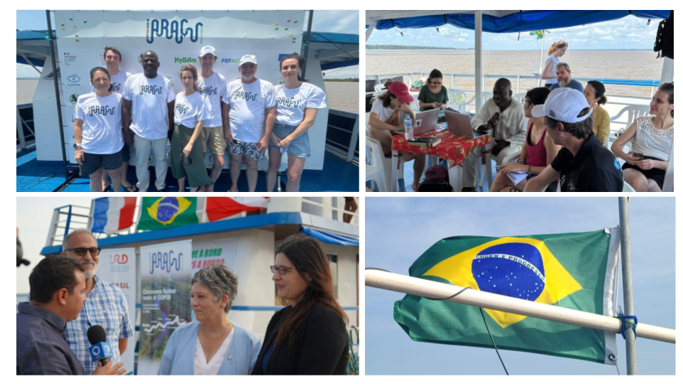 Photo mosaic of the Iara&ccedil;u caravan