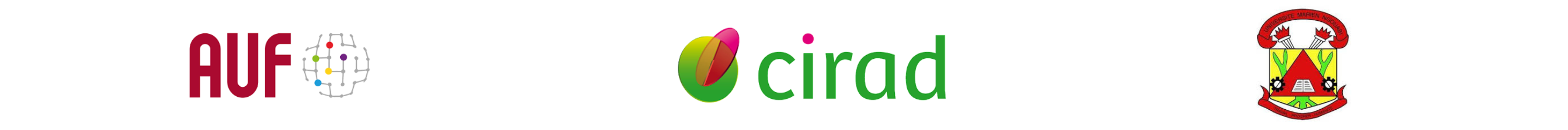 Logo AUF, CIRAD and UMNG