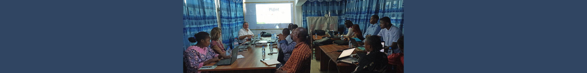 Salle de formation à Pl@ntnet au Congo-Brazaville