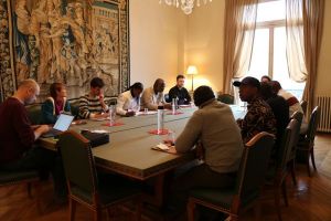 Photo of a working group