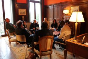 Photo of a working group