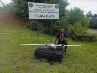 Photo de Yann Ibinga-Bouassa pendant une mission sur le terrain