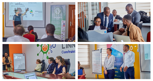 Work sessions at CGI, Centre Gabonais de l'Innovation: scientific presentations, discussion groups and strategic recommendations to address identified issues