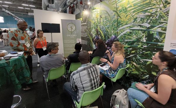 Photo of the OFVi workshop on the CBFP stand