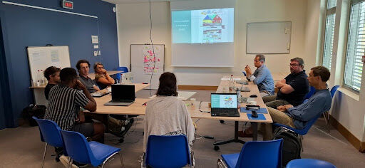 Temps de co-construction entre les équipes du projet SIFAC et du pilier Plateforme de One Forest Vision à la Maison de la Télédétection, Montpellier Temps de co-construction entre les équipes du projet SIFAC et du pilier Plateforme de One Forest Vision à la Maison de la Télédétection, Montpellier